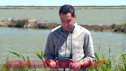 Moreno, desde Doñana: "La gestión pública de Veta la Palma garantiza el futuro del Parque"