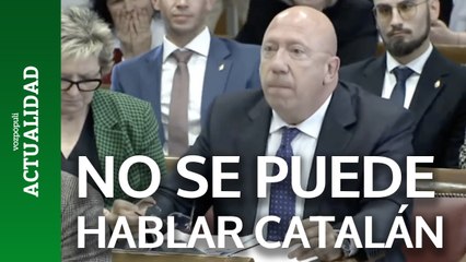 'Bronca' por intervenir en catalán en la comparecencia de Illa
