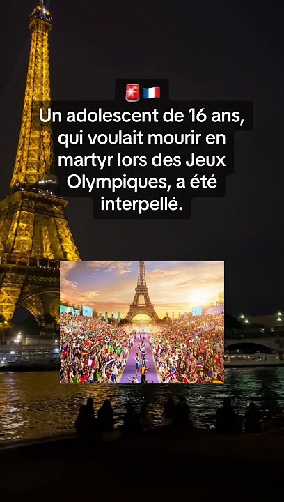 Un adolescent de 16 ans, qui voulait mourir en martyr lors des Jeux Olympiques, a été interpellé.