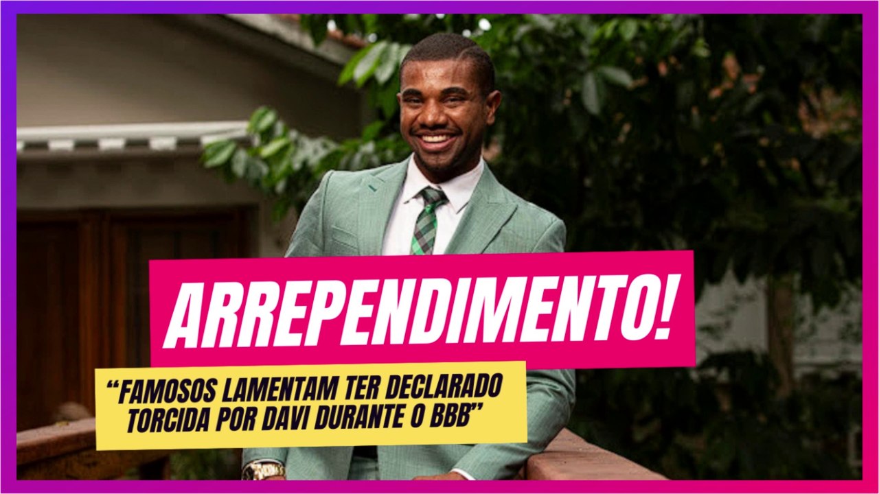 Declarações controversas: famosos se distanciam de Davi após BBB