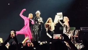 Wendy Guevara en el concierto de Madonna en CDMX