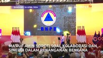 Buka Rakornas BNPB, Wapres Maruf Amin Soroti soal Mitigasi Bencana