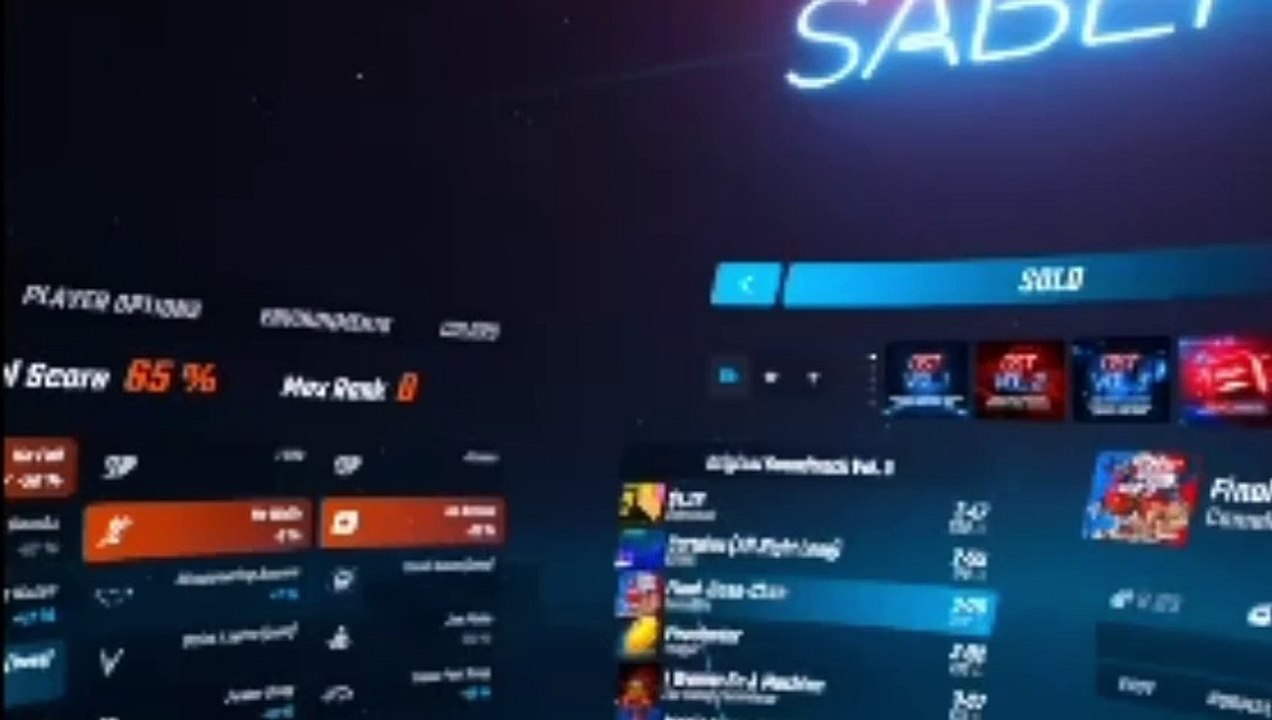 Playing BeatSaber!