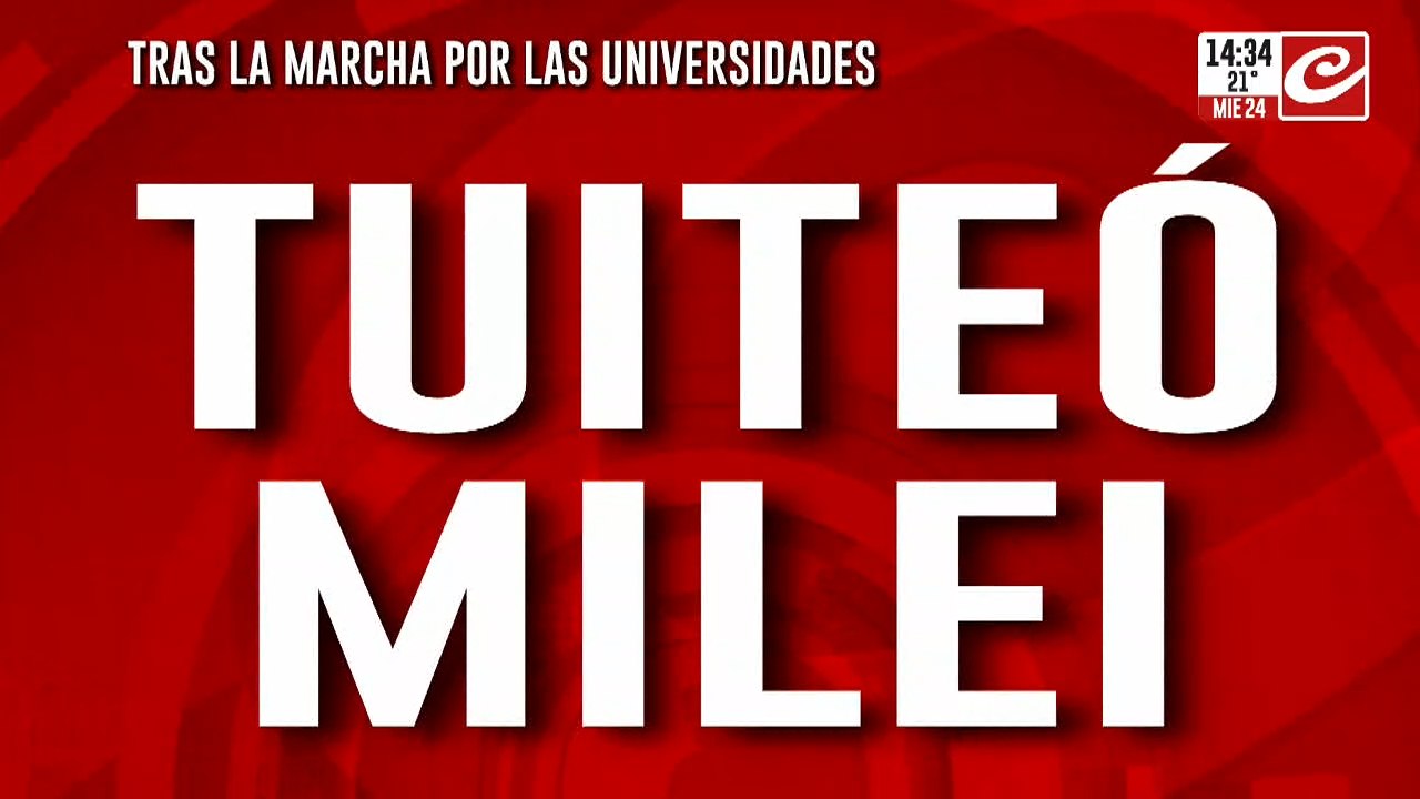 Tuit Milei