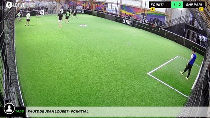 Faute de Jean LOUBET - FC INITIAL