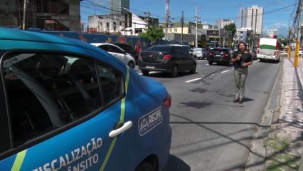 Idosa morre após colisão com ônibus