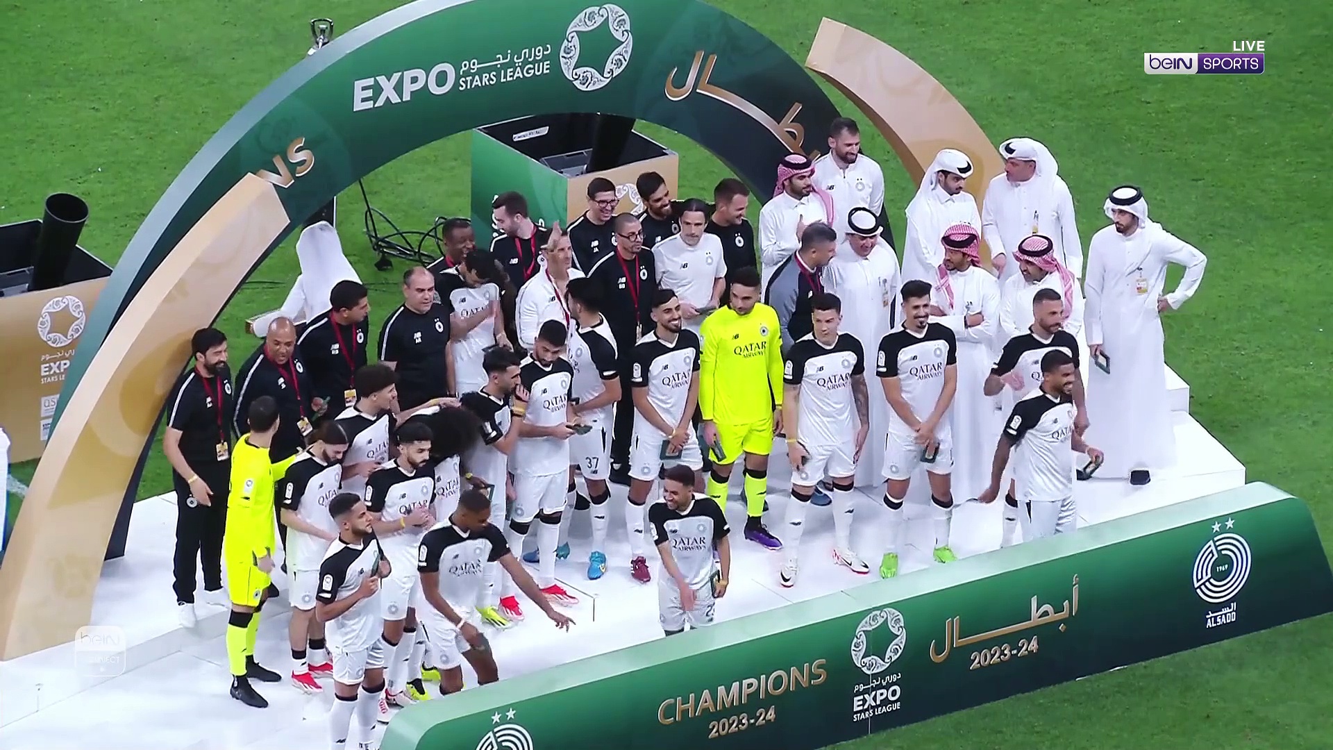مراسم تتويج نادي السد بلقبه الـ17 في دوري نجوم قطر