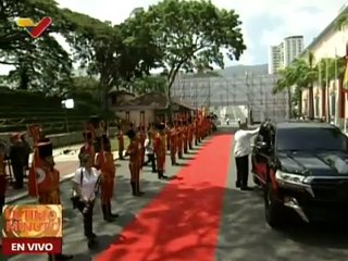 Download Video: Presidente Nicolás Maduro recibe a su homólogo de Bolivia Luis Arce en Miraflores