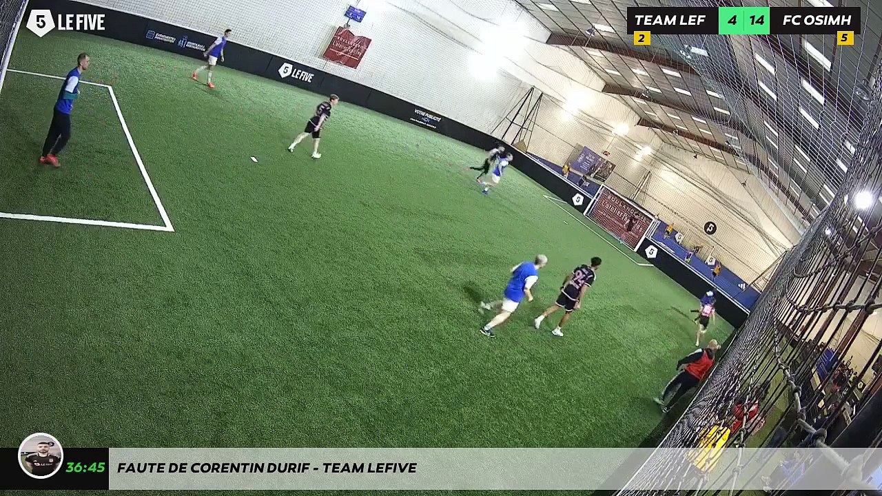 Faute de Corentin Durif - TEAM LEFIVE