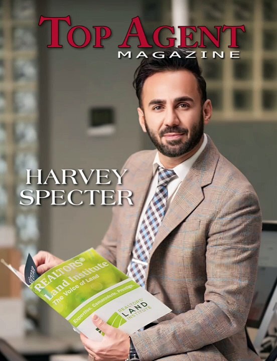 Ontario's Real Estate Luminary, Harvey Specter, Shines in Top Agent Magazine Ontario!