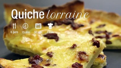Recette de la quiche lorraine