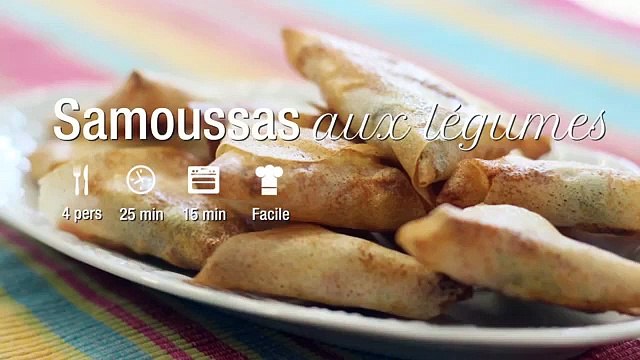 Recette de samoussas aux légumes