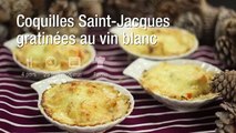 Recette de coquilles Saint Jacques gratinées