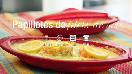 Recette des papillotes de filets de sole