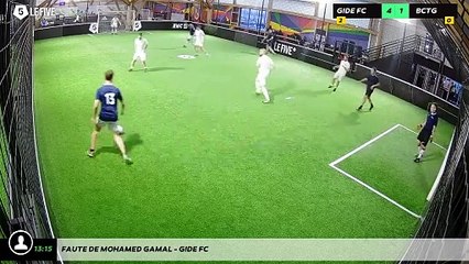 Faute de Mohamed GAMAL - GIDE FC
