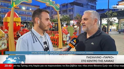 Ο Πρόεδρος Εμπορικού Συλλόγου Λαμίας, Ηλίας Κεφαλάς στο STAR