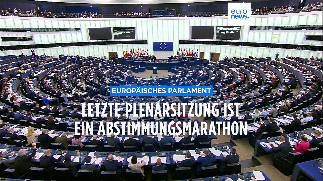 Die letzten Abstimmungen des EU-Parlaments werden größtenteils abgeschwächt