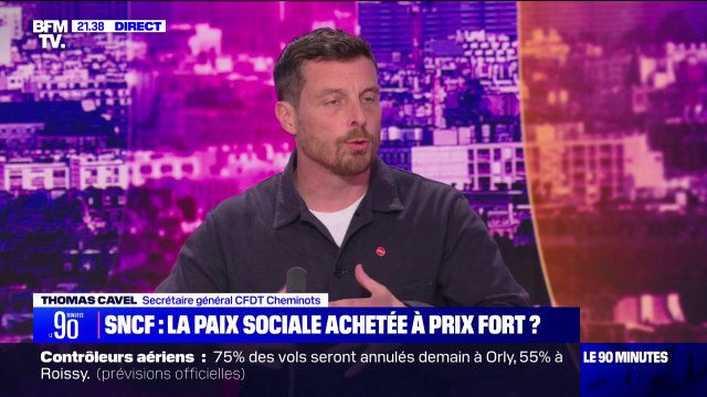 Accord sur les fins de carrière à la SNCF: Ce n'est pas parce qu'il y a une mauvaise réforme qu'on doit s'interdire de négocier de bons accords , explique Thomas Cavel, secrétaire général de la CFDT-Cheminots
