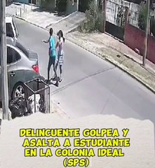 Asaltan a joven en plena calle de San Pedro Sula