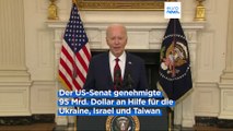 Biden unterschreibt neue Milliardenhilfen für die Ukraine