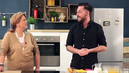 Entremet abricots - pêches avec Véronique de l'émission "Le meilleur pâtissier" sur M6