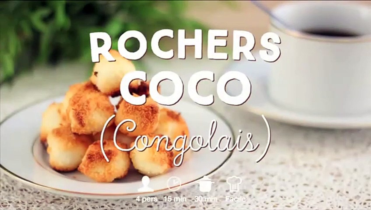 Rochers coco (ou congolais)  facile - CuisineAZ