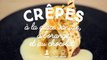 Crêpe à la glace vanille, orange et chocolat - CuisineAZ