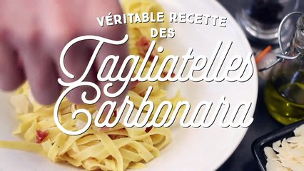 Véritable recette des pâtes à la carbonara