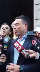 Le gritan a De Loredo desde un colectivo: "Da quórum para el presupuesto, sorete"