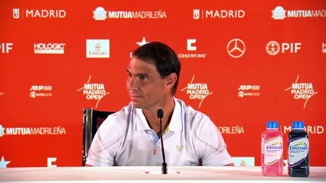 Tennis - Madrid 2024 - Rafael Nadal : "My goals here in Madrid? To enjoy and finish the tournament alive"