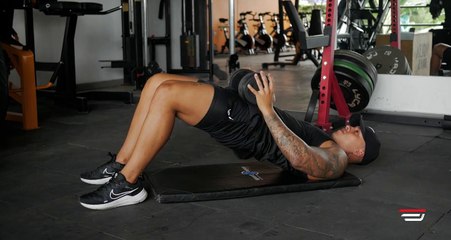 Hip thrust mancuerna