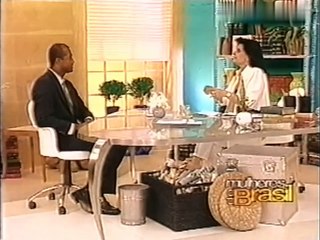 Chamada do programa Mulheres do Brasil com Jussara Freire (Band, 1999)