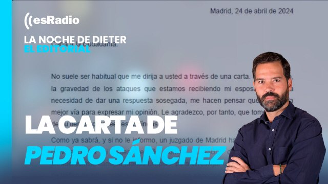 En este país llamado España: La carta de Pedro Sánchez