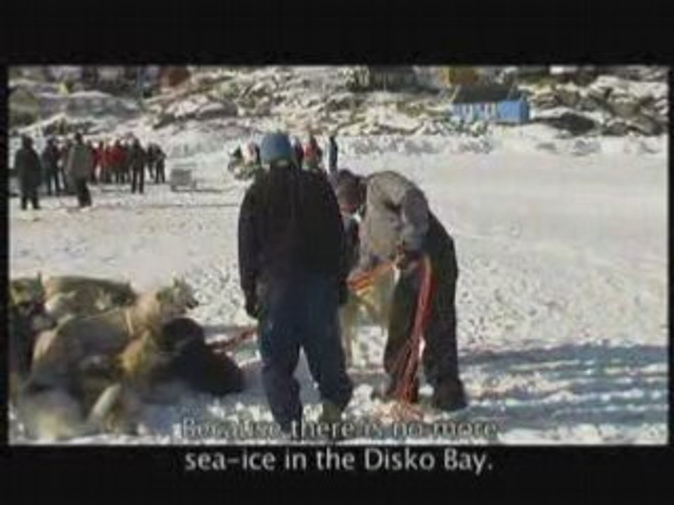 Global warming dogsled expedition