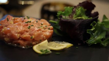 Tartare de saumon au sésame