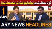 ARY News 1 AM Headlines | 25th April 2024 | MQM-P ‘agrees’ on removal of Kamran Tessori