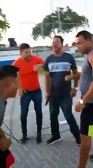 VÍDEO: Marido de vereadora é baleado durante briga em praça
