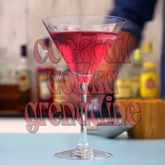 Cocktail vodka grenadine