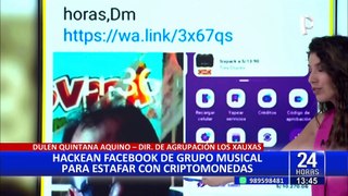 ¡Cuidado! Hackean facebook de grupo musical para estafar con criptomonedas