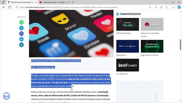 App Grindr é processado por compartilhar dados de usuários sem autorização