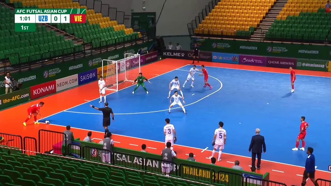 Uzbekistan 2-1 Vietnam  - AFC Futsal Asian Cup  - Match Highlights