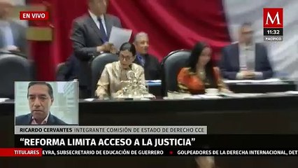"Aún estamos a tiempo de dar marcha atrás": Ricardo Cervantes, CCE se opone a la Ley de Amparo