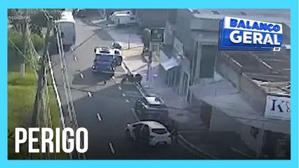 Tiroteio entre assaltantes e vigilantes de carro-forte deixa um ferido no interior de SP