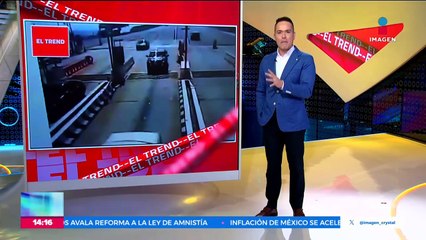 VIDEO: Automóvil se impacta contra caseta