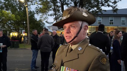 CO of the 12th/16th Hunter River Lancers, Lieutenant Colonel Craig Campbell