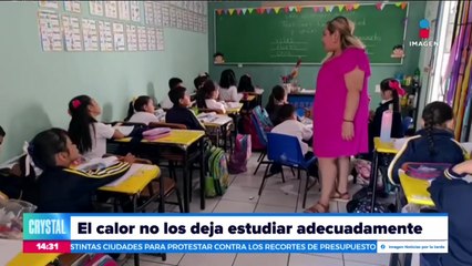 El calor no deja estudiar adecuadamente a los alumnos de Michoacán