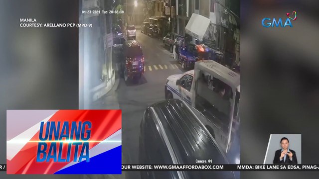 Panghahablot ng cellphone ng riding-in-tandem, nahuli-cam; isa sa mga suspek, nahuli sa tulong ng GPS | UB