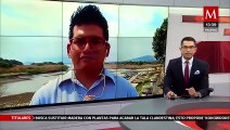 Elementos de la Semar comienzan trabajos de limpieza en el Lago de Pátzcuaro