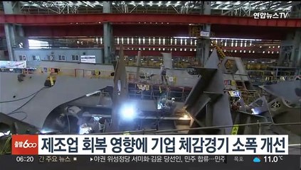 Скачать видео: 제조업 회복 영향에 기업 체감경기 소폭 개선