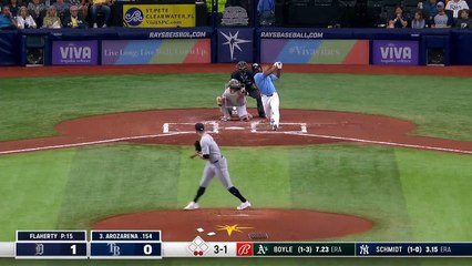 ¡Randy Arozarena saca su tercera pelota de la campaña!